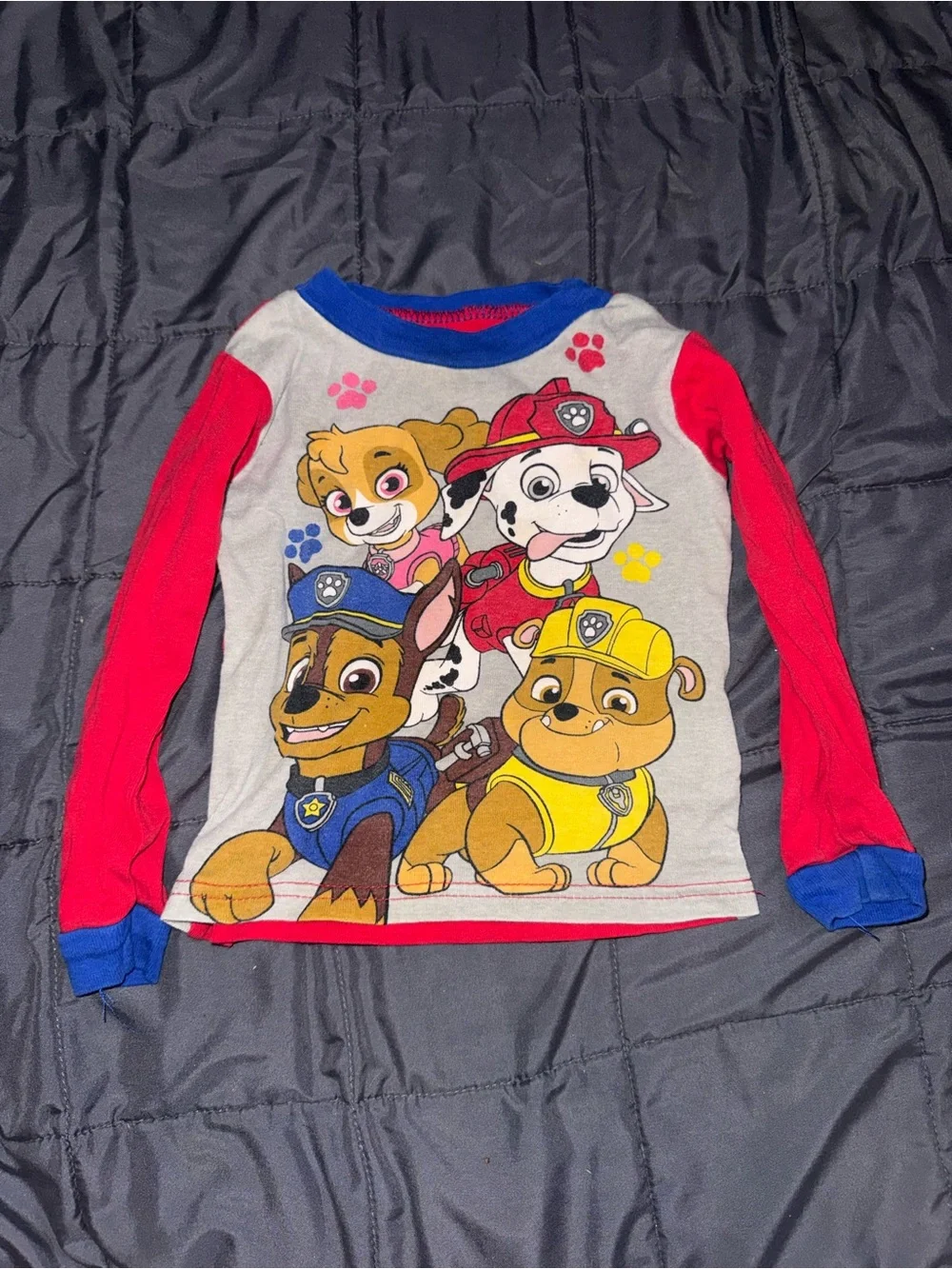 Nickelodeon Paw Patrol Long-Sleeve Tee - Red/Gray/Blue/Yellow